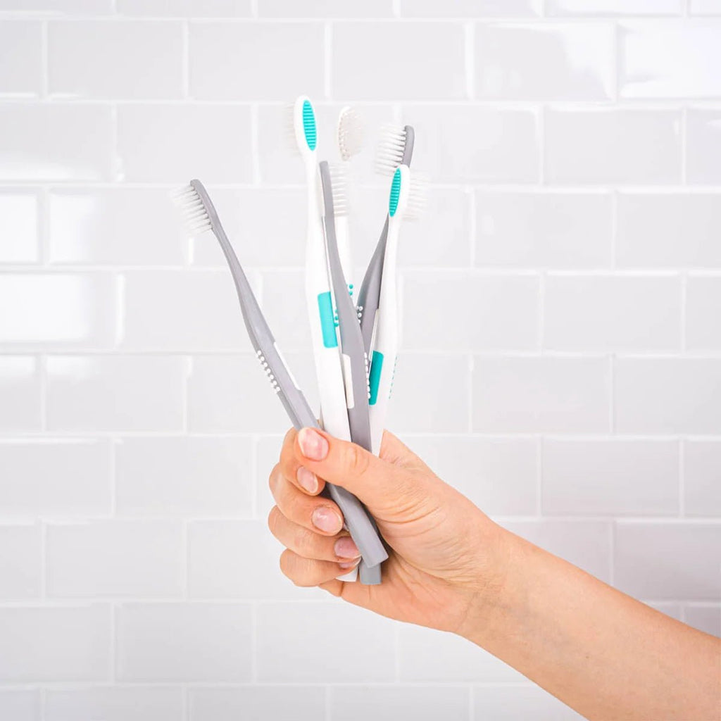 Nu Skin AP 24 Whitening Toothbrush - gris/blanco - NewSkinShop