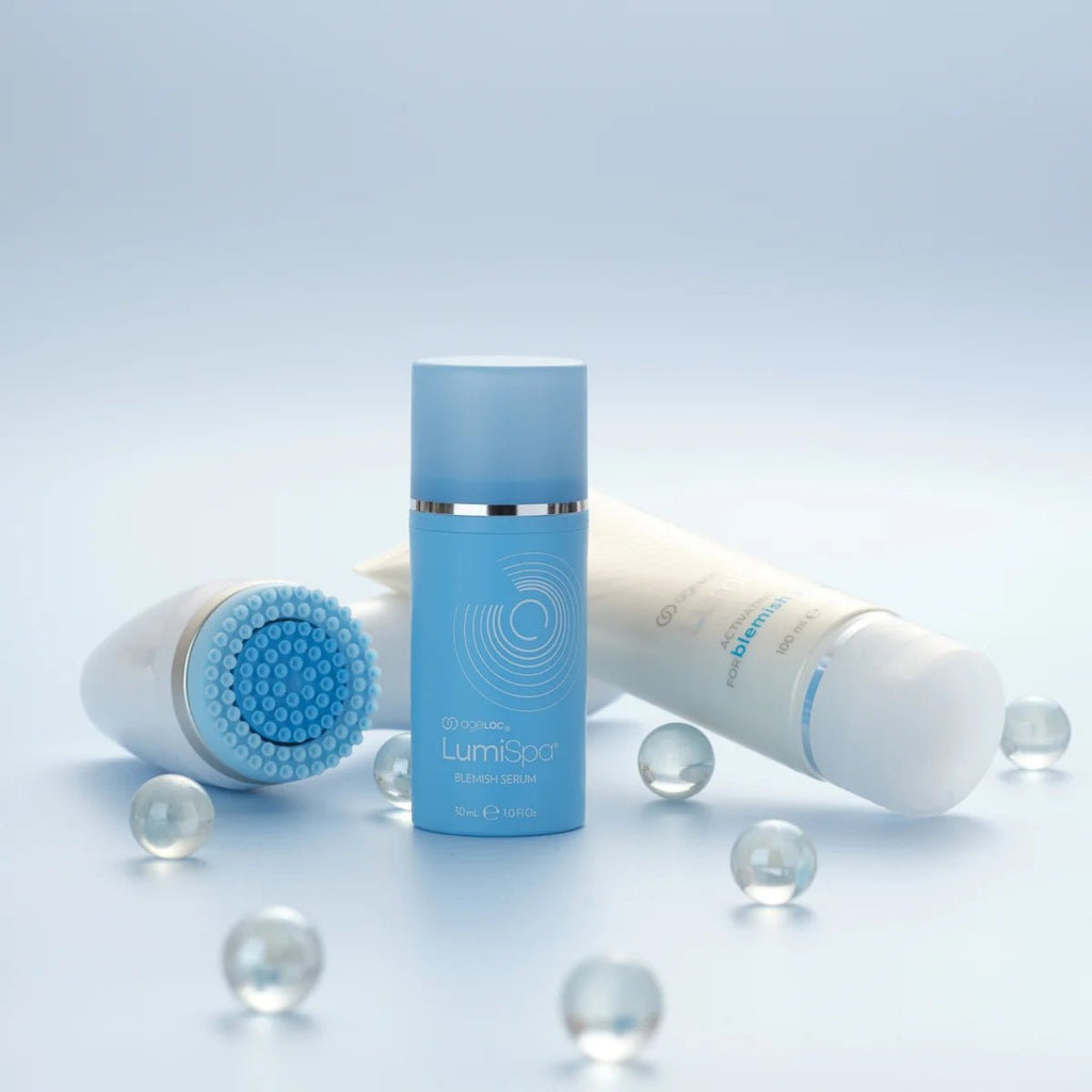 Nu Skin ageLOC® LumiSpa iO rutina completa para piel acneica AUT - NewSkinShop