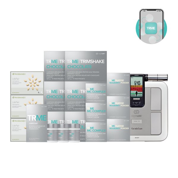 Nu Skin ageLOC® TRME® System With Omron Body Composition Device Package – Chocolate MY - NewSkinShop