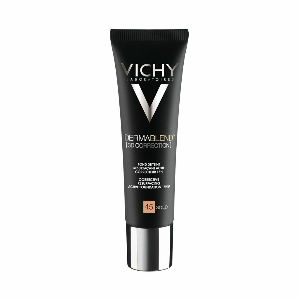 Nu Skin Base de Maquillaje Fluida Vichy Dermablend 3D Make - Up 45 - gold Spf 15 30 ml (30 ml) - NewSkinShop