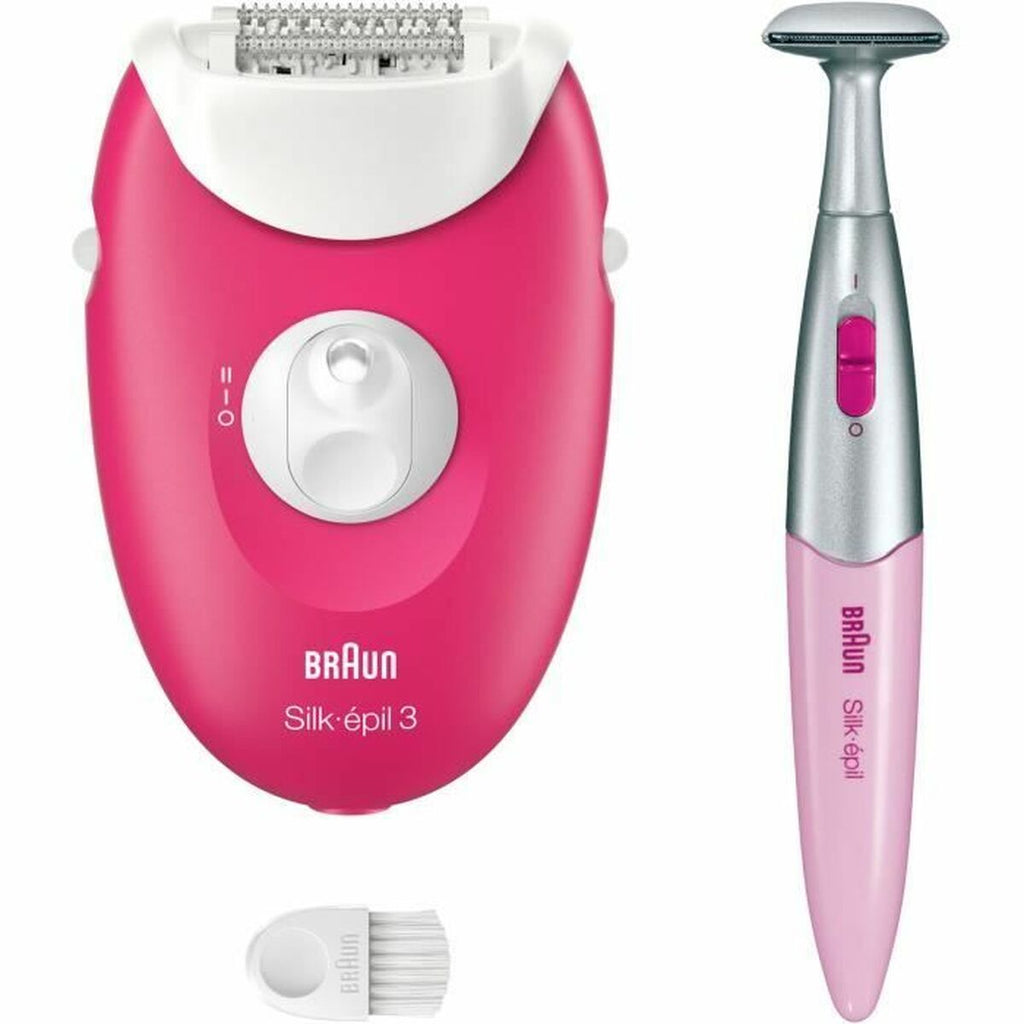 Nu Skin Depiladora Eléctrica Braun 3 - 202 Fucsia - NewSkinShop