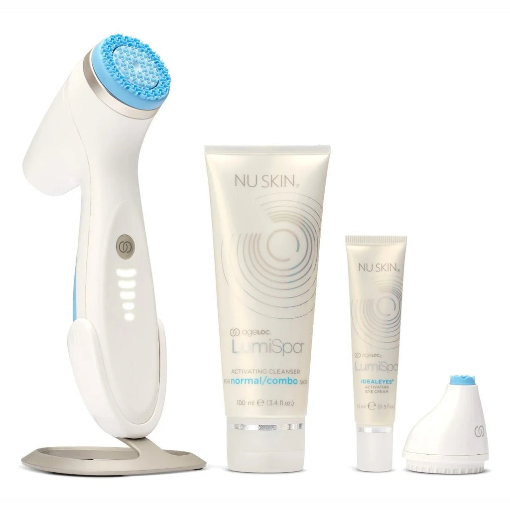 Nu Skin Kit ageLOC® LumiSpa iO para piel normal a mixta con Ideal Eyes ZA - NewSkinShop