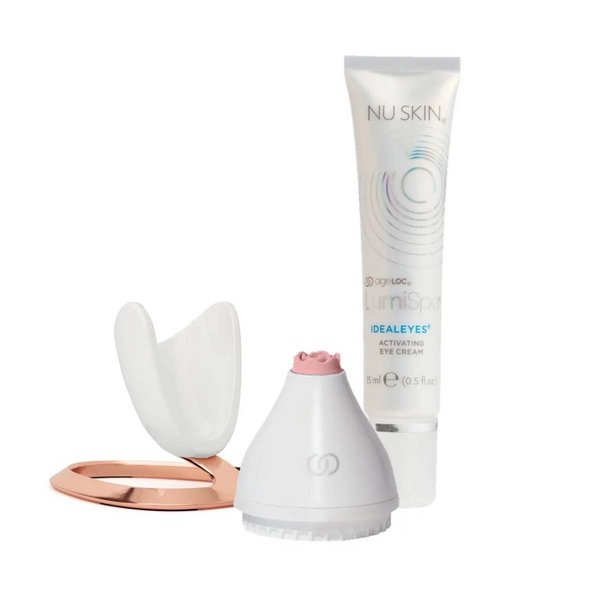 Nu Skin LumiSpa iO Accent Rose Gold & ageLOC LumiSpa IdealEyes MEX - NewSkinShop