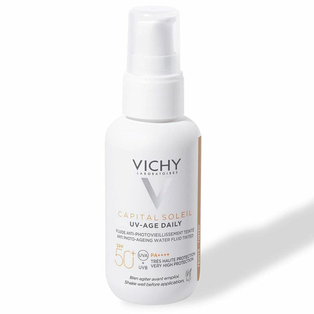 Nu Skin Protector Solar con Color Vichy UV - Age Daily SPF50+ Light (40 ml) - NewSkinShop