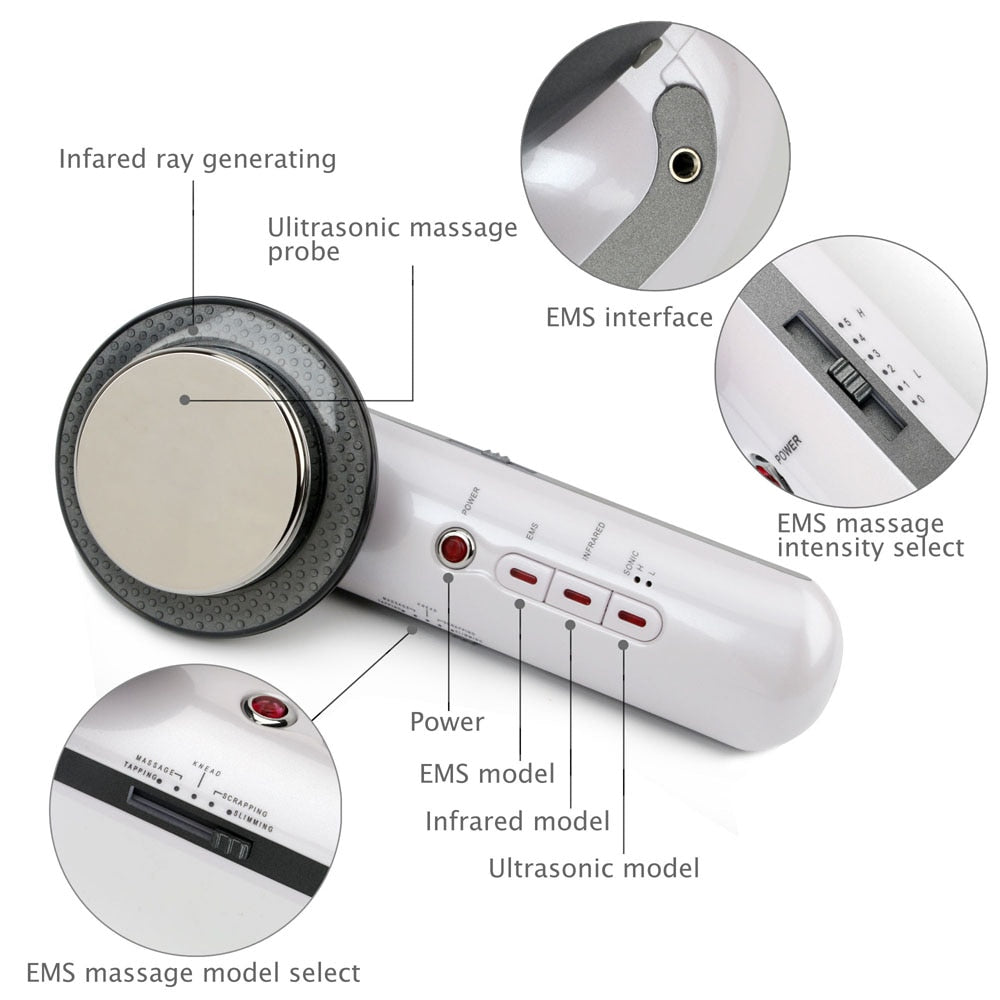 Nu Skin Body Slimming Ultrasound Massager 3 In 1 EMS Tens - NewSkinShop