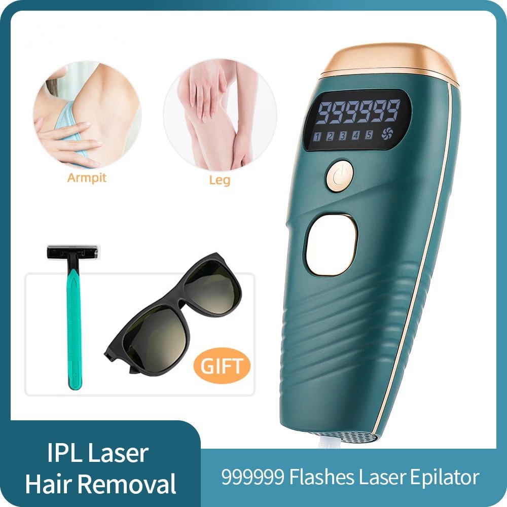 Nu Skin IPL Laser Epilator Painless 999999 Flashes Hair Removal Hair Remover - NewSkinShop